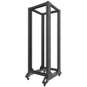 Pozostałe akcesoria sieciowe - LANBERG Stojak Open Rack 32U 600x800mm czarny (OR01-6832-B) - miniaturka - grafika 1