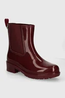 Kalosze damskie - Tommy Hilfiger kalosze FLAG RAINBOOT damskie kolor bordowy FW0FW08213 - miniaturka - grafika 1
