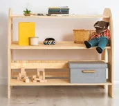 Szafy i szafki dla dzieci - Elior Drewniany regał do pokoju dziecięcego - Korux - miniaturka - grafika 1