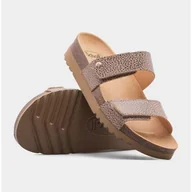 Klapki i japonki damskie - Klapki Scholl Lusaka 2.0 F31249-1056 beżowy - miniaturka - grafika 1