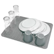 Suszarki do naczyń - KOOPMAN MATA DO SUSZENIA NACZYŃ TPR 46X31CM (SZARA) -ET- 150607-S - miniaturka - grafika 1