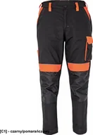 Odzież robocza - CERVA MAX VIVO - spodnie - czarny/pomarańczowy 48 - miniaturka - grafika 1