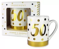 Kubki - Kubek w kropki-50 Nowa - miniaturka - grafika 1