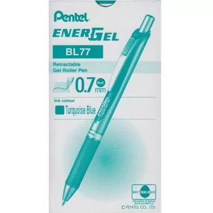 Pentel Pentel BL77-S3 Energel 0.7mm Turkis - 12 pcs. BL77-S3 - Przybory szkolne - miniaturka - grafika 2