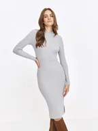 Sukienki - Sukienka damska szara - SSU4750SZ sukienka - TOP SECRET - Odzieżowy sklep internetowy TOP SECRET - miniaturka - grafika 1