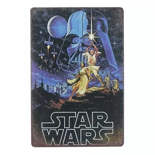 Plakat Tabliczka dekoracyjna metalowa STAR WARS 1 - Plakaty - miniaturka - grafika 1