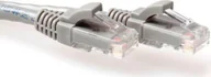 Kable miedziane - Kabel sieciowy ACT 0.50m Cat6a UTP 0.50m Cat6a U/UTP (UTP) szary (IB1100) - miniaturka - grafika 1
