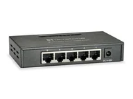 Pozostałe akcesoria sieciowe - LevelOne GEU-0523 łącza sieciowe Nie zarządzany Gigabit Ethernet (10/100/1000) Czarny - miniaturka - grafika 1