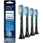 Końcówki do szczoteczek elektrycznych - Philips Końcówki do Sonicare Premium PLAQUE HX9044/33 (4 szt.) - miniaturka - grafika 1
