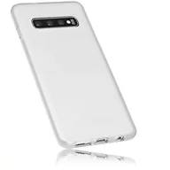 Etui i futerały do telefonów - mumbi Etui kompatybilne z Samsung Galaxy S10 etui na telefon komórkowy, przezroczyste, białe - miniaturka - grafika 1