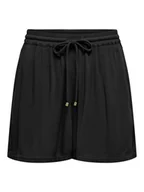 Spodenki damskie - ONLY Szorty "Chiara" w kolorze czarnym - miniaturka - grafika 1