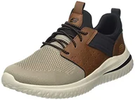 Trampki męskie - Skechers 210238 Brtn, Trampki męskie, Brown Tan Knitted Mesh W Synthetic, 45 EU - miniaturka - grafika 1