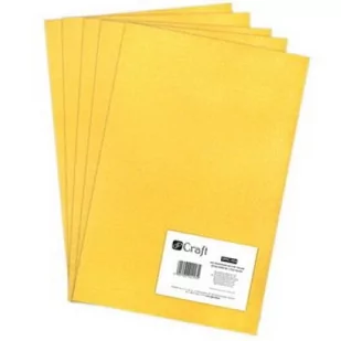 DpCraft Filc poliestrowy A4, yellow, Dp Craft - Dekoracja stołu - miniaturka - grafika 1