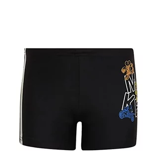 Kąpielówki dla chłopców - adidas Unisex X Disney Mickey kostium kąpielowy, czarny, 4 lata UE - grafika 1