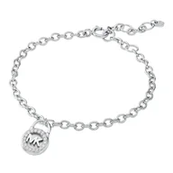 Bransoletki - Bransoletka Damska Michael Kors PREMIUM Srebrzysty - miniaturka - grafika 1