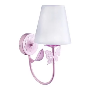 Milagro Kinkiet dziecięcy MOTYLEK 1xE14/60W różowa - Lampy ścienne - miniaturka - grafika 1