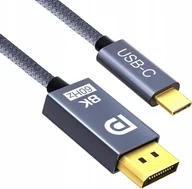 Złącza, przejściówki, adaptery - Adapter AV Pawonik KABEL USB C - DISPLAYPORT 1.4 ADAPTE DP 8K 4K120HZ - miniaturka - grafika 1