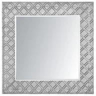 Lustra - Beliani Lustro ścienne 80 x 80 cm srebrne EVETTES - miniaturka - grafika 1