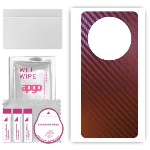 folia naklejka skórka strukturalna na TYŁ do Honor X50 GT - Carbon Kameleon CAKA5 - apgo SKINS