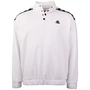 Kappa Męska bluza Lestor męska, regularny krój, Bright White, M - Bluzy męskie - miniaturka - grafika 1