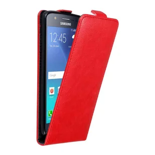 Pokrowiec Do Samsung Galaxy J5 2015 w Etui CZERWONE JABŁKO  Flip Case Cover Obudowa Ochronny Cadorabo - Etui i futerały do telefonów - miniaturka - grafika 1