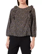 Bluzki damskie - TILDEN Damska bluzka 37330961, czarno-żółta wielokolorowa, L, czarny, żółty, wielokolorowy, L - miniaturka - grafika 1