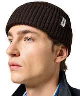 Czapki damskie - Czapka Wrangler SIGN OFF BEANIE 112358315 Mole ONE SIZE - miniaturka - grafika 1