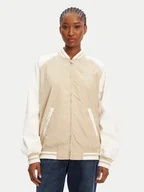 Kurtki damskie - Tommy Jeans Kurtka bomber Souvenir DW0DW21432 Beżowy - miniaturka - grafika 1