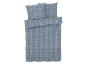 Pościel - LIVARNO home Pościel renforcé z kory, 160 x 220 cm (Niebieski we wzory) - miniaturka - grafika 1