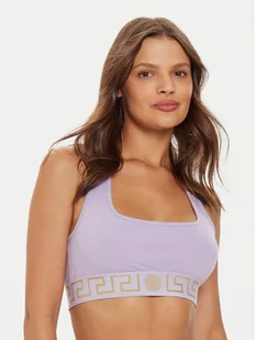 Versace Biustonosz top AUD01039 1A1001 Różowy - Bielizna sportowa damska - miniaturka - grafika 1