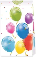 Prace ręczne dla dzieci - Torebki papierowe na upominki,błyszczące, balony, 4 szt. - miniaturka - grafika 1