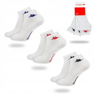 STOPKI zestaw KAPPA białe 3-PAK r. 43-46 - Skarpetki męskie - miniaturka - grafika 1