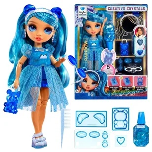 Rainbow High Creative Crystals Skyler Bradshaw Lalka + Akcesoria Kryształowe DIY Do Samodzielnego Wykonania - Lalki dla dziewczynek - miniaturka - grafika 1