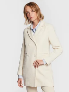 Silvian Heach Płaszcz przejściowy GPP23192CP Écru Regular Fit - Płaszcze damskie - miniaturka - grafika 1