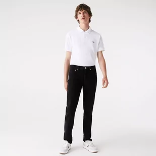Lacoste męskie dżinsy z elastycznego denimu bawełnianego Slim Fit - Spodnie męskie - miniaturka - grafika 1