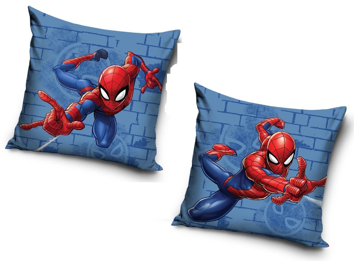 SPIDERMAN POSZEWKA na poduszkę VELVET MIŁA JASIEK 40cm Dziecięca