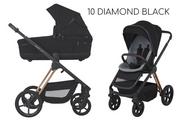 Wózki dziecięce - ESPIRO MILLO 2W1 10 Diamond Black - miniaturka - grafika 1
