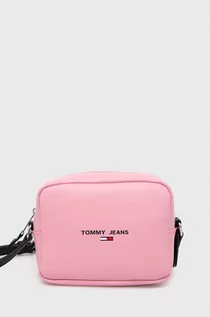Torebki damskie - Tommy Jeans torebka kolor różowy - grafika 1