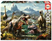 Puzzle - Educa, Puzzle, Groźne dinozaury, 1000 el. - miniaturka - grafika 1