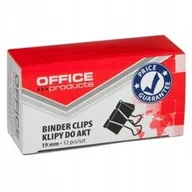 Spinacze i klipsy do papieru - Klip Metalowy Office Products 19 Mm - 12 Szt. - miniaturka - grafika 1