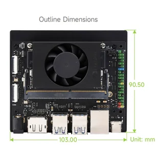 Waveshare NVIDIA Jetson Orin Nano AI development Board - 8GB - Mini PC - miniaturka - grafika 10