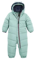 Kombinezony dla dzieci - First instinct by Killtec FIOW 32 MNS ONPC kombinezon śniegowy o wyglądzie puchu z kapturem, mięta stalowo-miętowa - miniaturka - grafika 1