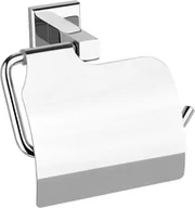 Stojaki i wieszaki na papier toaletowy - Uchwyt Z Klapką Na Papier Toaletowy Quad Chrom Fala 69315 - miniaturka - grafika 1
