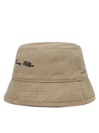 Czapki męskie - Tommy Hilfiger Kapelusz Seasonal Flag Bucket AM0AM13384 Beżowy - miniaturka - grafika 1