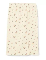 Spódnice - NAME IT Dziewczęca spódnica midi z motywem spódnicy Nlffaura, Turtledove/Aop: kolorowe kwiaty, 152 cm - miniaturka - grafika 1