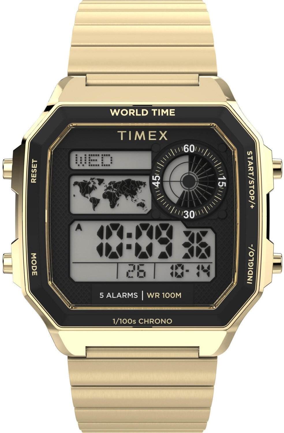 Zegarek Timex Zegarek męski Timex TW5M69000 złoty
