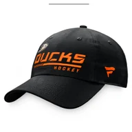 Czapki męskie - Męska czapka z daszkiem Fanatics  Authentic Pro Locker Room Unstructured Adjustable Cap NHL Anaheim Ducks - miniaturka - grafika 1