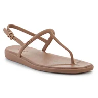 Sandały damskie - Sandały Crocs Miami Thong Flip 209793-2JJ brązowe - miniaturka - grafika 1