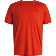 Koszulki męskie - Under Armour UA M Sportstyle LC SS - Surplus Orange / / Cinna Red - XL - miniaturka - grafika 1