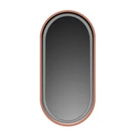 Lustra - Lustro owalne LED z piaskowaniem - miedziane - 45/80 cm - miniaturka - grafika 1